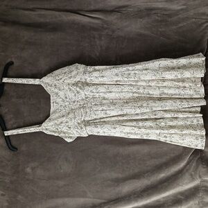 Lucky Brand Ruched Front Tiered Dress XL